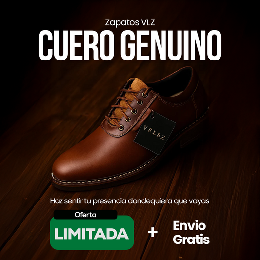 ZAPATOS VLZ CUERO GENUINO PARA HOMBRE